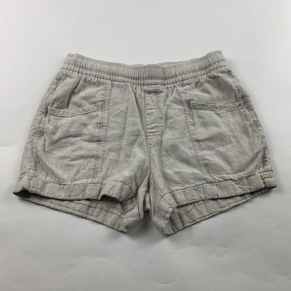 Old Navy Flax Linen Blend High Rise Pull On Shorts XS - Picture 1 of 5